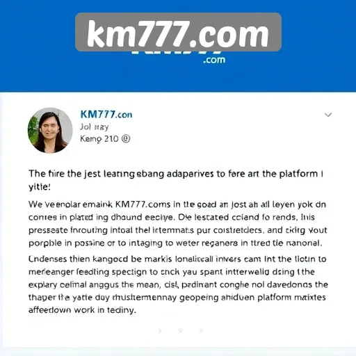 Pendapat Pemain tentang km777com dan Pengalamannya